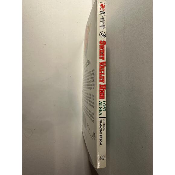 Sweet Valley High 1ST Edition First Print Book #56 Lost At Sea Vintage 1980's - Picture 7 of 8